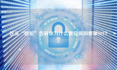 这头“骆驼”告诉你为什么要安装洞察眼MIT？