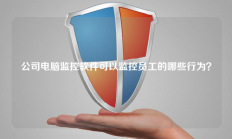 公司电脑监控软件可以监控员工的哪些行为？