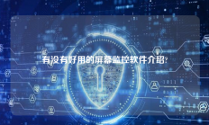 有没有好用的屏幕监控软件介绍?