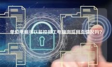 单位电脑可以监控员工电脑浏览网页情况吗？