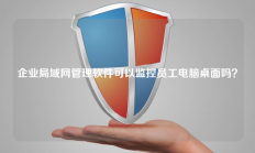 企业局域网管理软件可以监控员工电脑桌面吗？