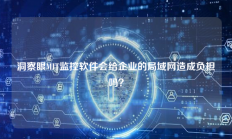 洞察眼MIT监控软件会给企业的局域网造成负担吗？