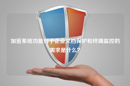 加密系统功能对于企业文档保护和终端监控的需求是什么？